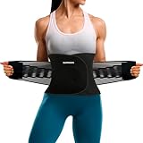 SURPOWN Waist Trainer Damen Herren zum abnehmen, Bauchweggurtel Schwitzgurtel,...