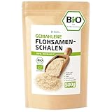 D&O Nature Products Flohsamenschalen Gemahlen Bio 500g, 99% Reinheit in...