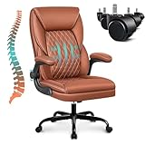 ChaCool Bürostuhl Schreibtischstuhl Ergonomisch, Chefsessel PU-Leder mit...