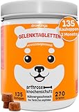 Gelenktabletten Hund 135 Kauhappen mit Grünlippmuschel Teufelskralle und...