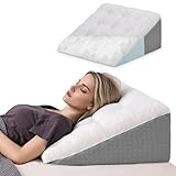HAVARGO Keilkissen für Bett und Sofa-Doppelte Lage Memory Schaum...