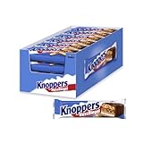 Knoppers NussRiegel – 24 x 40g – Schokoriegel mit Milch- und Nugatcreme,...