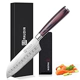 PAUDIN Santokumesser 13 cm, Ultrascharfes Küchenmesser aus...