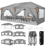 COBIZI Faltpavillon 3x6 Pavillon wasserdicht Winterfest, Pop Up Pavillon...