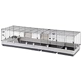 Ferplast Großer Kaninchenkäfig KROLIK 200, Kaninchenstall, Bausatz, mit...
