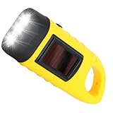 Dozylive Taschenlampe Kurbel, Solar Taschenlampe LED Notfall mit kurbel und...