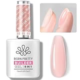 Born Pretty Builder Nail Gel - 8 in 1 Rose Nude Quick Builder Gel für Nägel In...