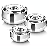 SIGNORA WARE Große isolierte Auflaufform mit Deckel, 3er-Set,...