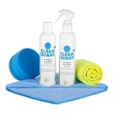 CLEANOFANT Acrylglas Kunststoff POLITUR & Reiniger Set - für Kunststoff-Fenster...