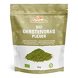 Gerstengras Pulver Bio 1kg. Ideal für Gerstengrassaft, Säfte, Smoothies und...