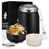 TranRantic Thermobehälter für Essen, 500 ml Edelstahl Warmhaltebehälter,...