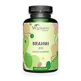 Brahmi BIO hochdosiert | 1.500 mg Bacopa monnieri | 2% Bacoside | Vegan &...