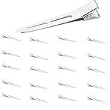 20 Stück EnteBill Haarspangen Silber Haarclips 5,5 cm Haarklemmen Friseur...