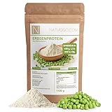 Natur2go 1,1kg Hochwertiges Vegan Erbsenprotein Pulver 85% Protein - Veganes...