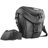 Mantona Premium Colt Schultertasche schwarz – 220 x 200 x 140 mm – Outdoor...