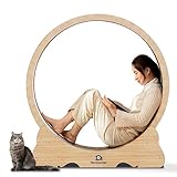 Naviconvex Super leises Holz-Laufrad XXL 135cm für Katzen