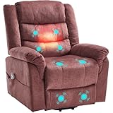 Asukale Elektrischer Fernsehsessel mit aufstehhilfe, Relaxsessel Massagesessel...