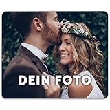 GRAVURZEILE Bedrucktes Mauspad mit Foto - Mousepad zum selbst gestalten - 23 x...