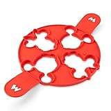 PRESTIGE Disney Silikon Pfannkuchen Form: große rote Pfannkuchenform mit Mickey...