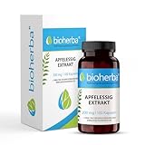 BIOHERBA - Apfelessig EXTRAKT 200 mg - 100 Kapseln für 100 Tage, Shape Kapseln,...