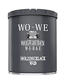 WO-WE Holzfarbe Holzlack Wetterschutzfarbe Außen & Innen - Anthrazitgrau RAL...