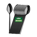 BIODORF Umweltfreundliche Mehrweg Besteck | 200 Stück Kompostierbare Löffel |...