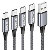 RAVIAD USB C Kabel [4Pack 0.5M 1M 2M 3M] 3.1A Ladekabel USB C Schnellladekabel...