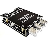 WANGCL ZK-1002MT 2 x 100 W Bluetooth 5.0 High-Power Stereo Subwoofer Amplifier...