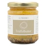 Lussiero Trüffelbutter mit echtem Weissem Bianchetto Trüffel Tuber Borchii...
