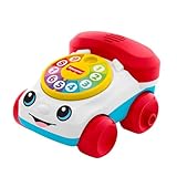 Fisher-Price Baby Toy Chatter Telephone Vehicle Push-Along with Sounds for...