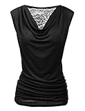 PINSPARK Damen T-Shirt Casual Sommer Bluse V-Ausschnitt Ärmellos Oberteil...
