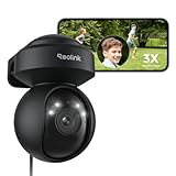 Reolink 5MP PTZ Überwachungskamera Aussen WLAN, 3X Optischer Zoom, 2,4/5GHz...