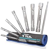 S&R WerkFix Rohrsteckschlüssel set 7-tlg. mit Drehstange : 6/7, 8/9, 10/11,...
