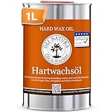 OLI-NATURA Hartwachsöl - 1L, farblos, natur - Holzöl für Möbel, Treppen,...