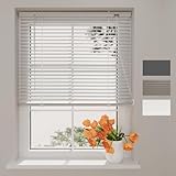 Radeco® Aluminium Jalousie 180 x 175 cm weiß 25mm lamellen, Größen von 40...