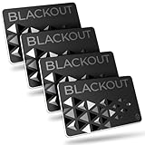 AKIELO Blackout – Ultradünne RFID Blocker Karte (4 Stück) – Die Einzige...