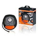 OSRAM TYREinflate 200, Analoge Reifenpumpe, tragbarer 12V Kompressor für...