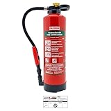 Gloria Schaum-Feuerlöscher SKA+ 6 PRO – 6 Liter – Fluorfrei – Für die...