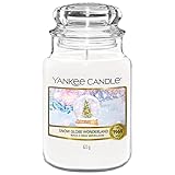 Yankee Candle Duftkerze | Große Snow Globe Wonderland Duftkerze im Glas | Snow...