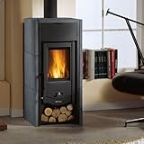 La Nordica 7116653 Asia BII Kaminofen Stahl Schwarz/Vulcan/A+