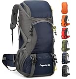 jianyana Wanderrucksack 50L Trekkingrucksack Regenhülle Reiserucksack...