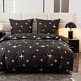 Cotton Market Bettwäsche - Bettwäsche-Sets 3 Teilig - Bettbezug 135x200 cm und...