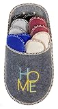 BOOTSY® Gästepantoffeln (5 Paar) • Filz Pantoffeln Gäste •...