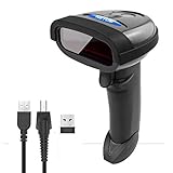 NETUM Wireless Barcode Scanner 2 in 1 2.4G Wireless & USB Wired 1D Laser Barcode...
