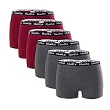 Libella® Panties Boxershorts Damen 6er Pack Hipsters Unterhose Unterwäsche Set...
