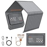 MHPOWOS Faltbares Solarpanel 40W 19V Tragbares Solarladegerät mit USB C, USB A...