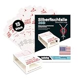 Catchmaster 288i 15x Monitoring-Klebefallen für Silberfische - 100% Giftfrei -...