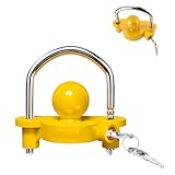 Anhängerschloss, Anhänger Schloss mit 2 Schlüssel für Anhängerkupplung,...