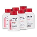 numis med Shampoo mit 5% Urea - 6x Hautberuhigendes Haarshampoo für extrem...