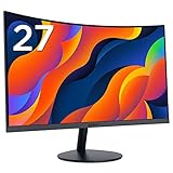 KOORUI Curved Monitor - 27 Zoll FHD Curved Computer Monitor, Krümmung 1800R,...